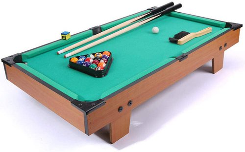 Portable Table Top Pool Games Set