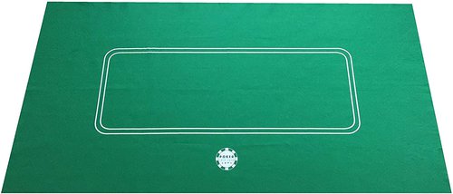 Large Poker Felt Baize Layout - Green