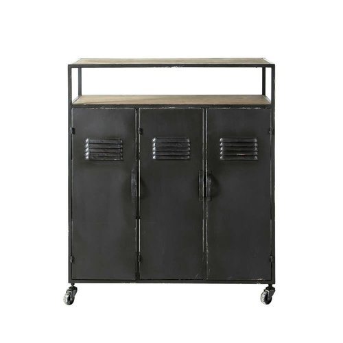 Metal Industrial Home Bar Unit on Castors.jpg